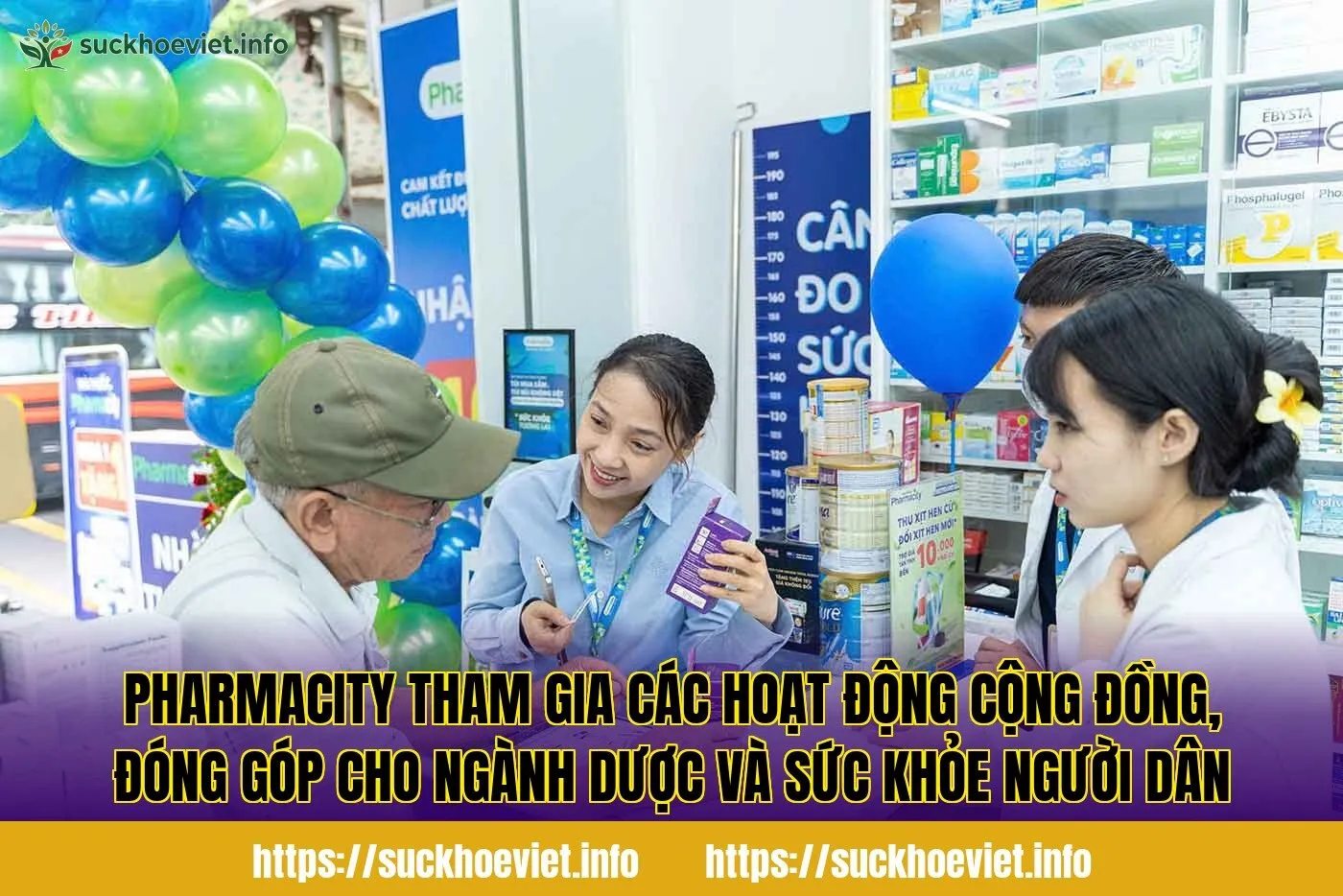 Pharmacity tham gia các hoạt động cộng đồng, đóng góp cho ngành dược và sức khỏe người dân