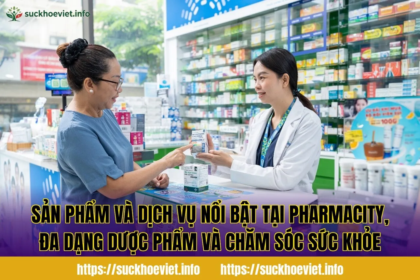 Sản phẩm và dịch vụ nổi bật tại Pharmacity, đa dạng dược phẩm và chăm sóc sức khỏe