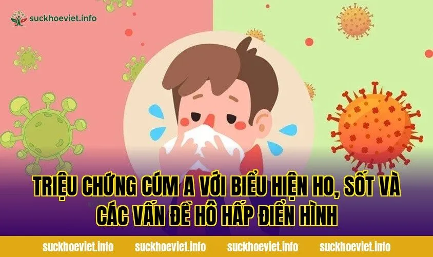 Triệu chứng cúm A với biểu hiện ho, sốt và các vấn đề hô hấp điển hình