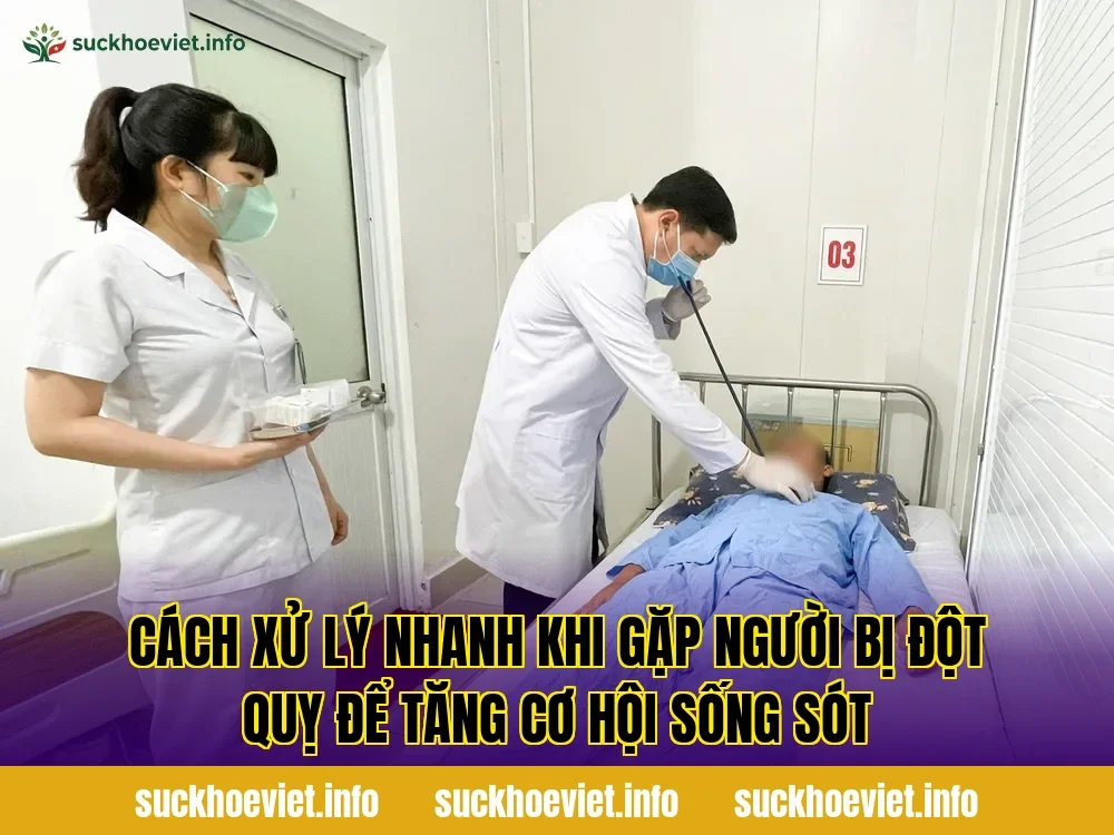 Cách xử lý nhanh khi gặp người bị đột quỵ để tăng cơ hội sống sót