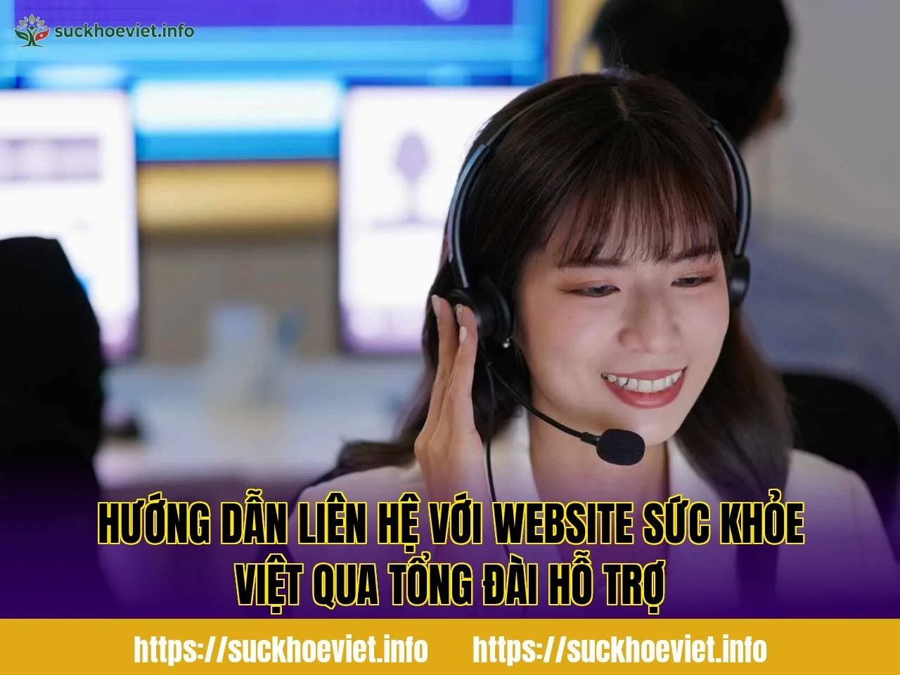 hướng dẫn liên hệ với website sức khỏe việt qua tổng đài hỗ trợ