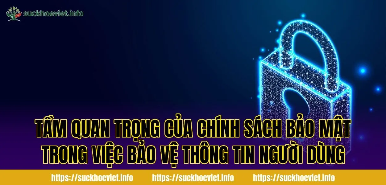 tầm quan trọng của chính sách bảo mật trong việc bảo vệ thông tin người dùng