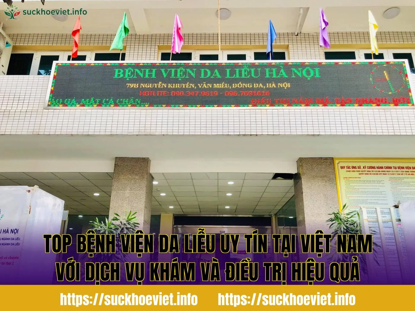 Top bệnh viện da liễu uy tín tại Việt Nam với dịch vụ khám và điều trị hiệu quả