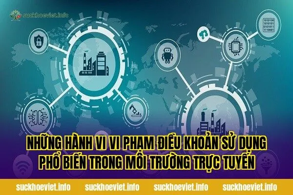Những hành vi vi phạm điều khoản sử dụng phổ biến trong môi trường trực tuyến