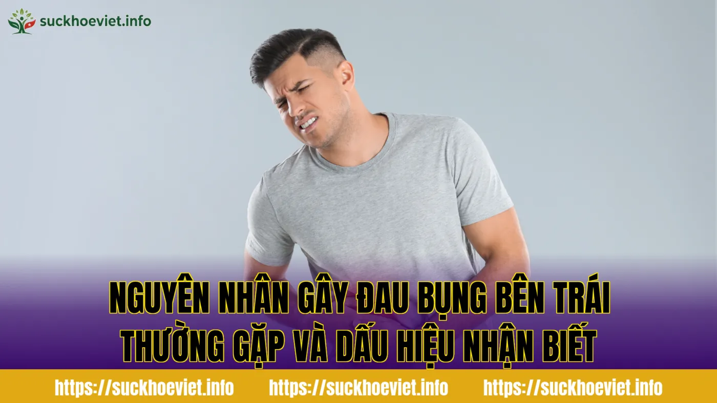 Nguyên nhân gây đau bụng bên trái thường gặp và dấu hiệu nhận biết