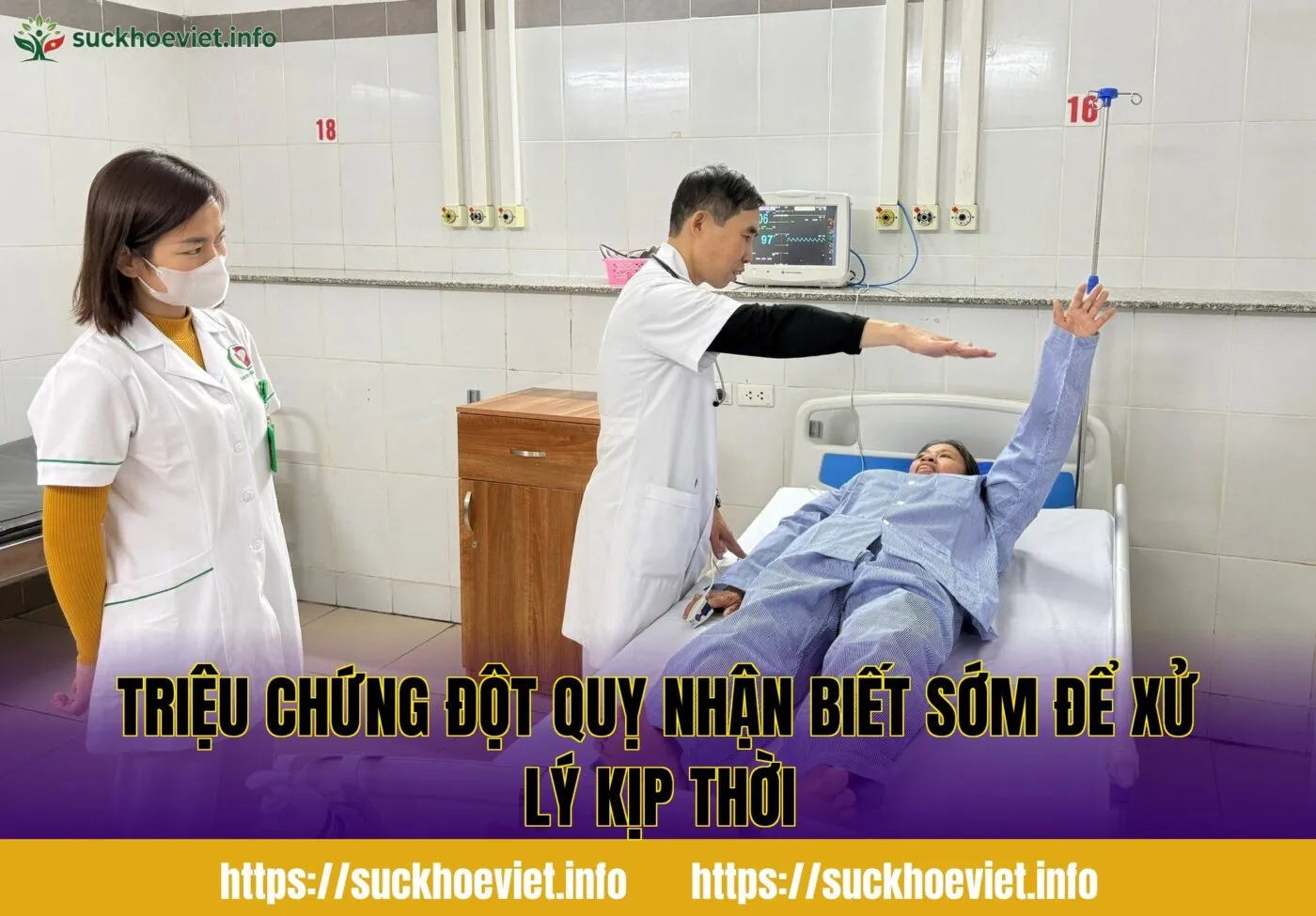 triệu chứng đột quỵ nhận biết sớm để xử lý kịp thời