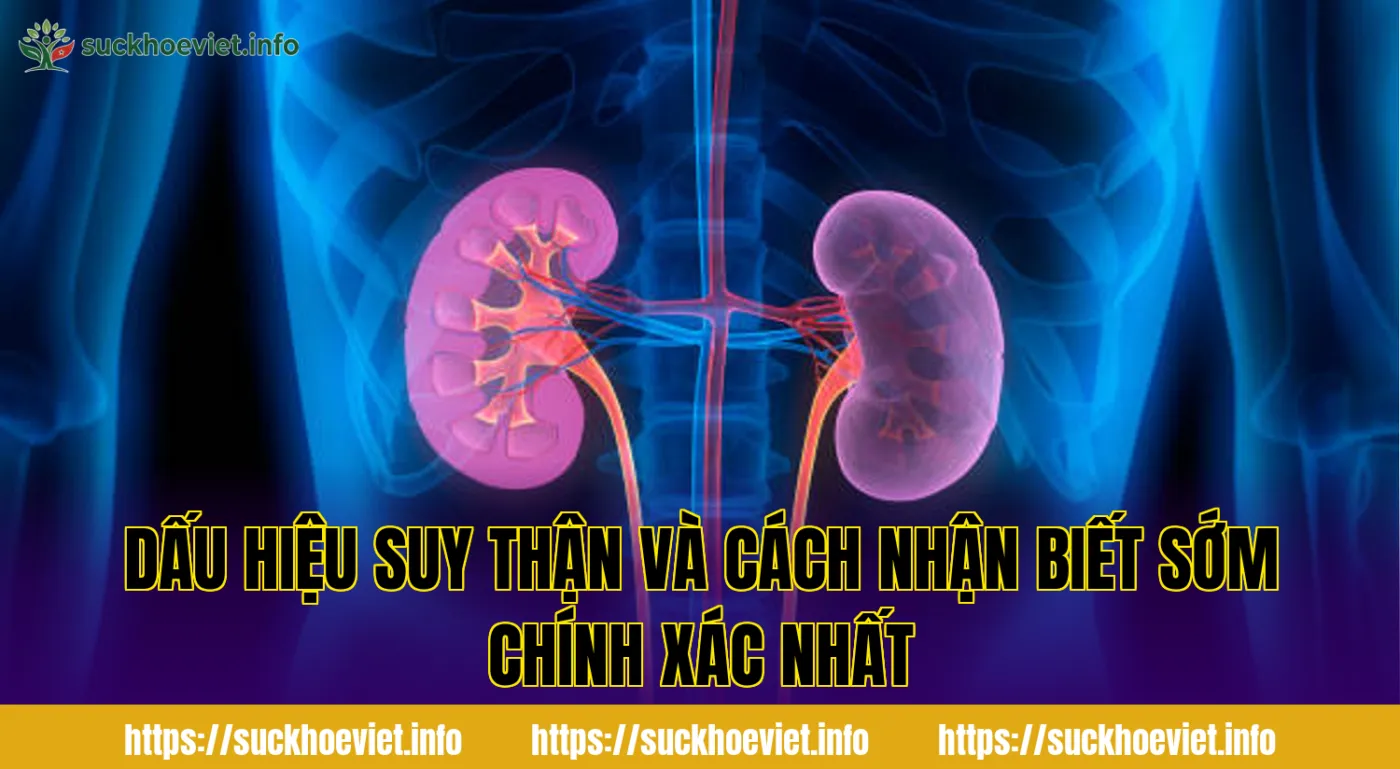 Dấu hiệu suy thận và cách nhận biết sớm chính xác nhất