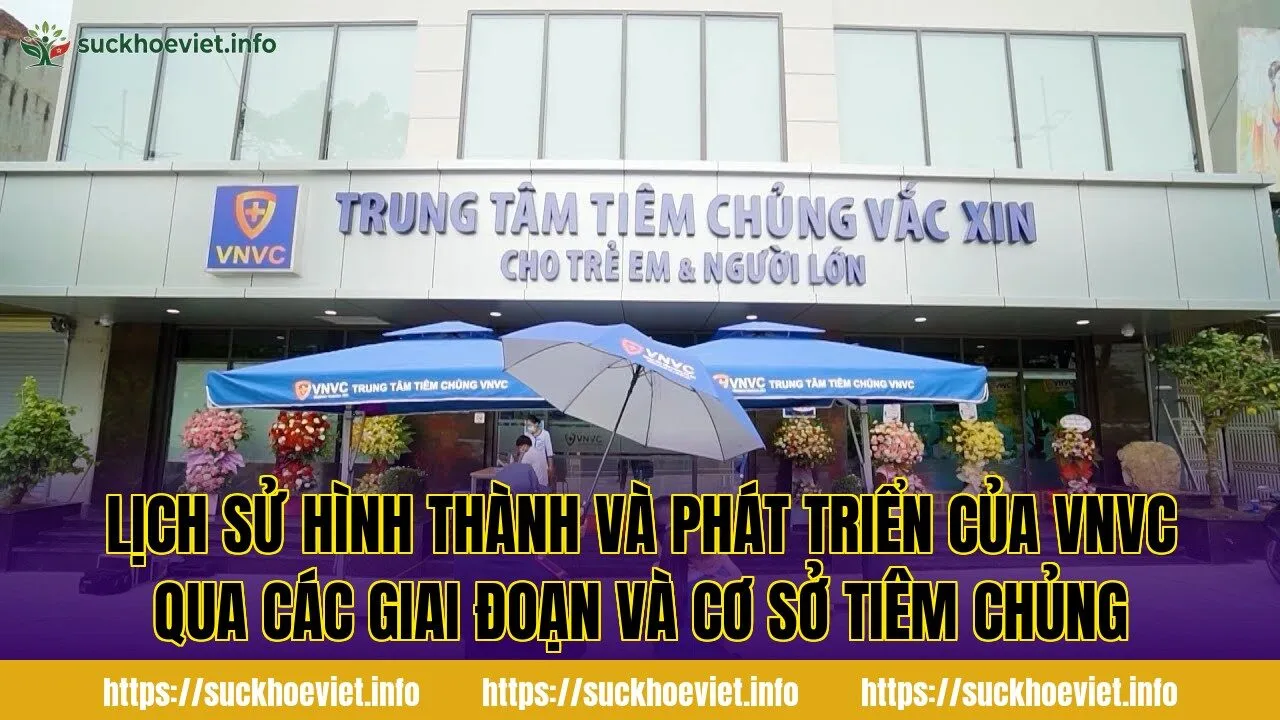 Lịch sử hình thành và phát triển của VNVC qua các giai đoạn và cơ sở tiêm chủng