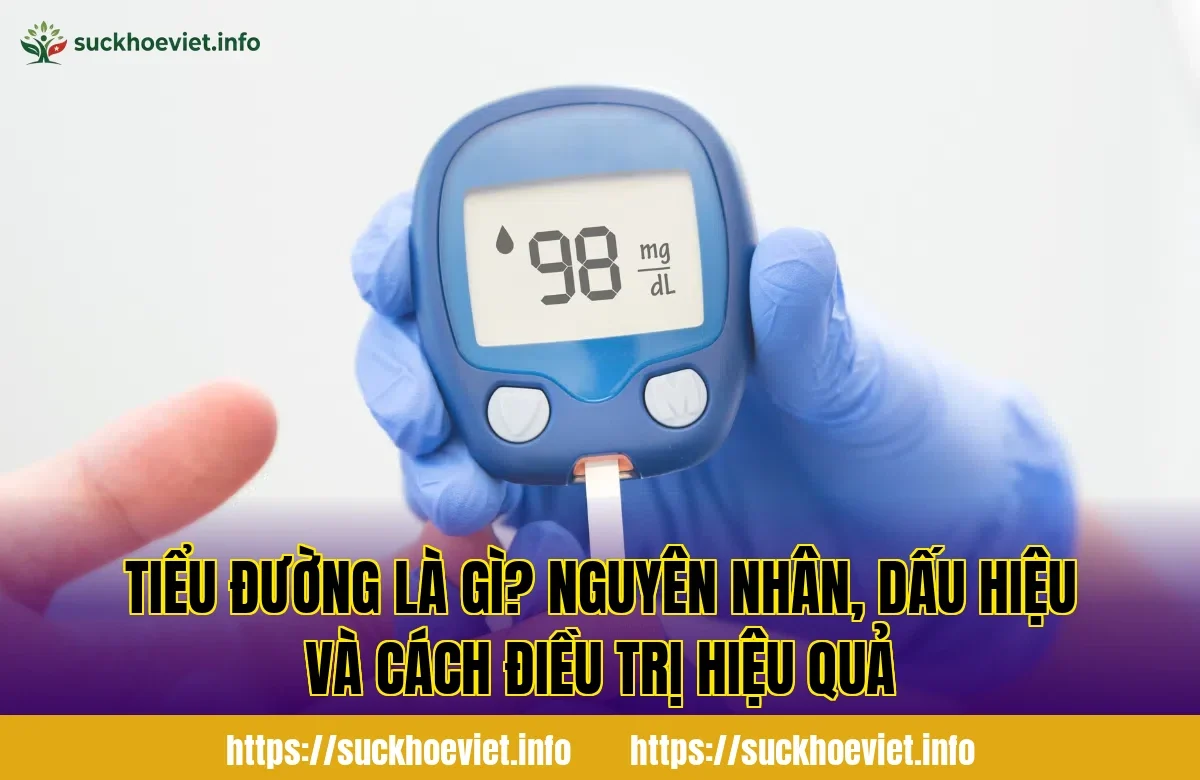 Tiểu đường là gì? Nguyên nhân, dấu hiệu và cách điều trị hiệu quả