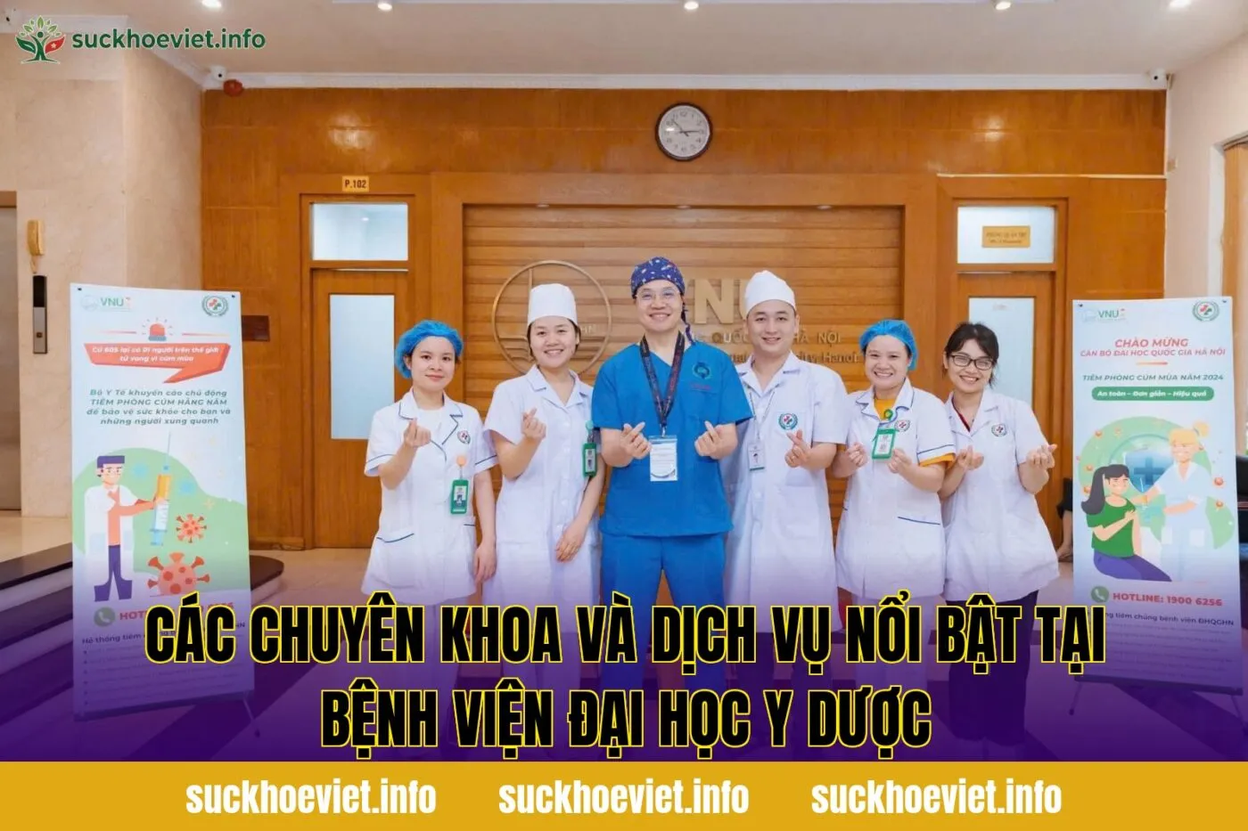 Các chuyên khoa và dịch vụ nổi bật tại bệnh viện Đại học Y Dược