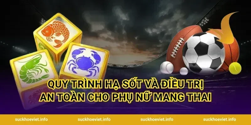 Quy trình hạ sốt và điều trị an toàn cho phụ nữ mang thai