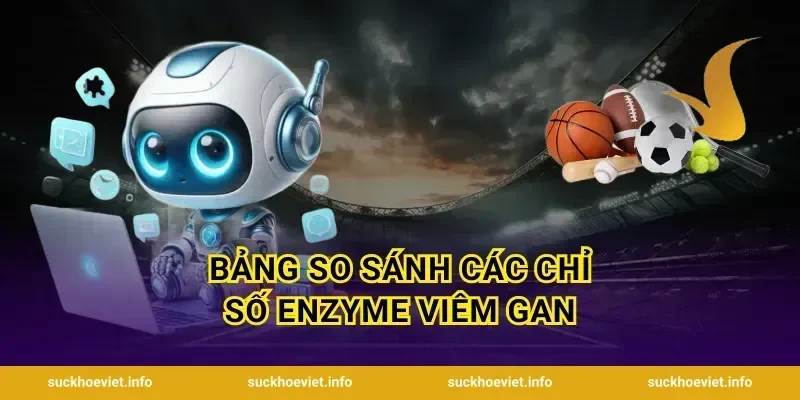 Bảng So Sánh Các Chỉ Số Enzyme Viêm Gan