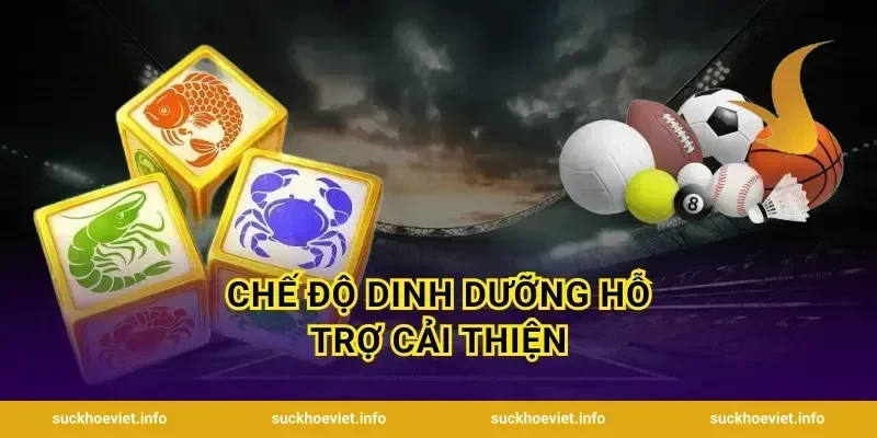 Chế độ dinh dưỡng hỗ trợ cải thiện