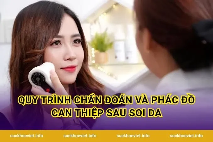 Quy trình chẩn đoán và phác đồ can thiệp sau soi da